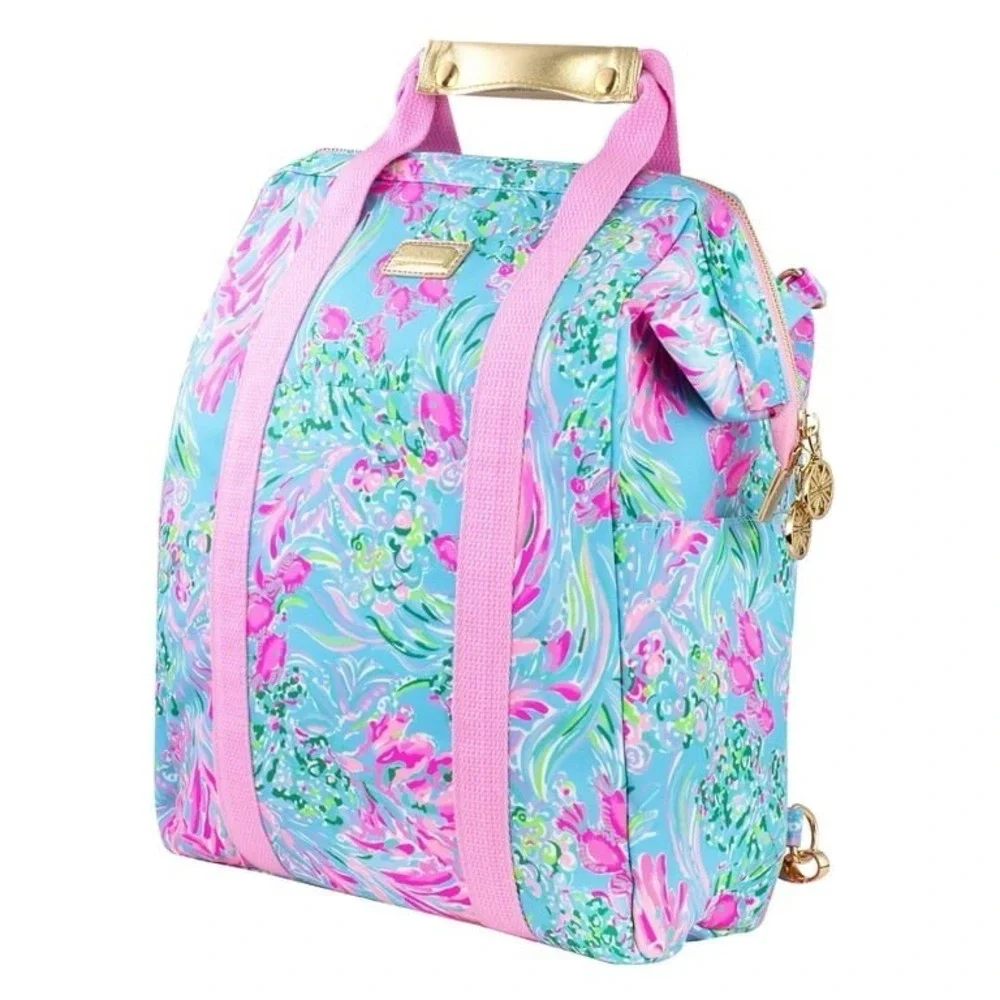 Lilly Pulitzer in Backpack Cooler Vibrant Best Fishes